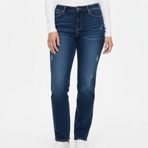 Woman Within Dark Blue Jeans